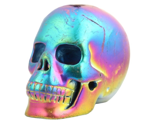 Aura Titanium Stone Skull